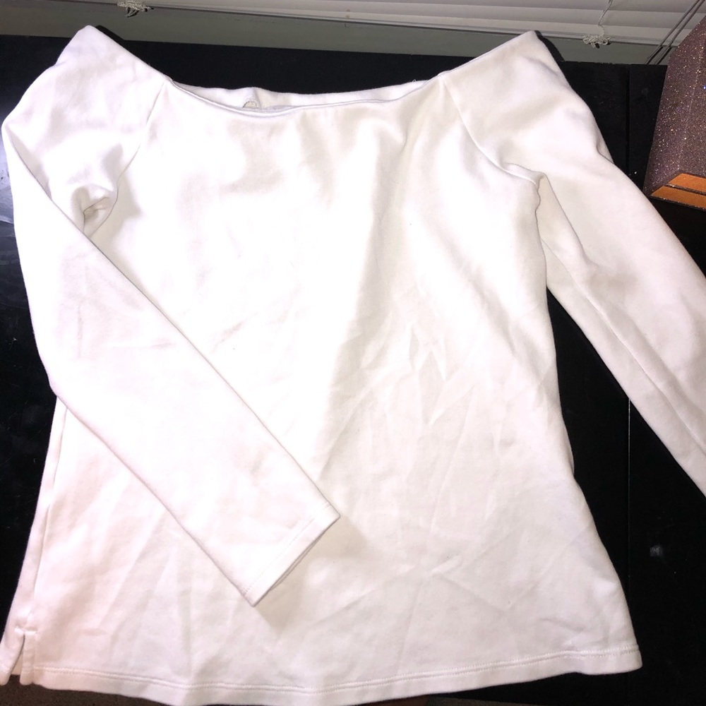 Off The Shoulder Long Sleeve Shirt